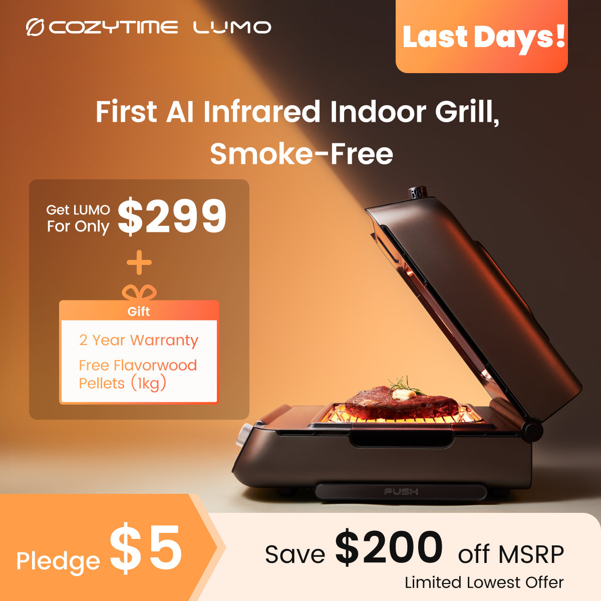 $5 Cozytime LUMO Deposit Reservation